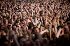 ARCTIC MONKEYS plays at Roskilde. Danish rock festival "The Roskilde Festival" open the gates for the 90.000 guests at the week long festival. Major names include; Portishead, PJ Harvey, Kings Of Leon, Arctic Monkeys, Iron Maiden, M.I.A., The Strokes